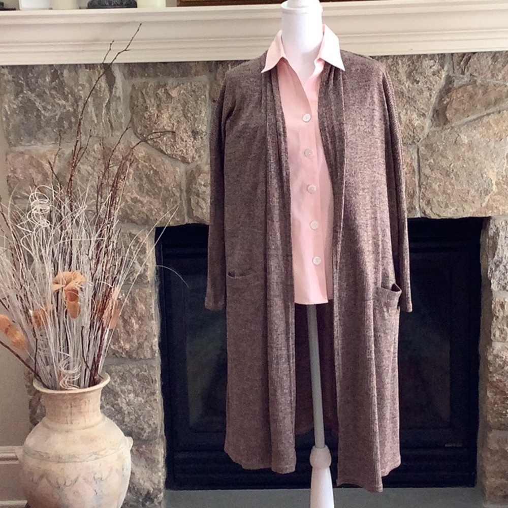 G by Giuliano Long topper brown/tan size XS